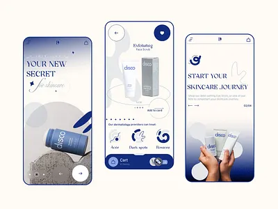 Skincare eCommerce App Design app design beauty shop brand identity dermatology ecommerce ecommerce app interactive elements mobile app mobile design online shopping product showcase shopping skincare skincare ecommerce ui ui design user friendly ux ux design ux ui