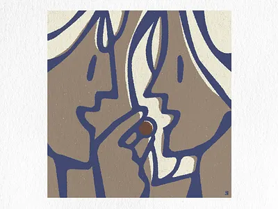 Love graphic design illustration