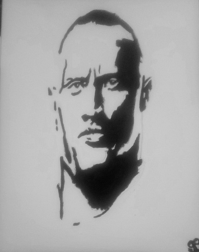 Actor Dwayne The Rock Johnson GG – 11″ x 14″ Canvas Painting actor dwayne the rock johnson