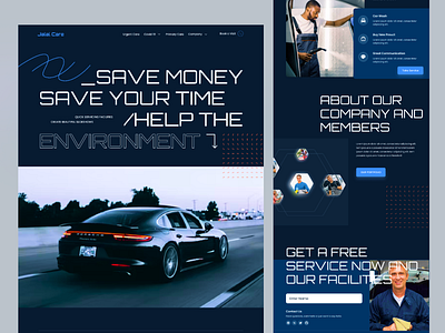 Car Wash Landing Page automobile landing page automotive car app car automobile shop car wash cpdesign creativepeoples landing page sportscar trending vehicle web design webdesign