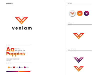 Download Free Logo Template | Gradient Logo Design | Ltr V Logo app logo branding business logo company logo design design trends dope logo free logo template illustration logo logo idea logo inspiration logo trend 2022 logo trends modern logo online logo maker professional logo uc graphic house ui wix logo maker