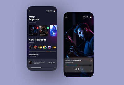 Music App UI designui graphic design motion graphics ui
