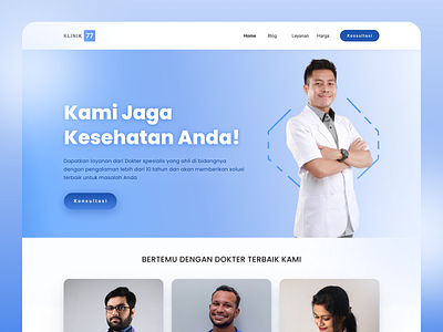 Medical Doctor Consultation Website branding consultation design doctor landing page medical ui uiux ux web design website