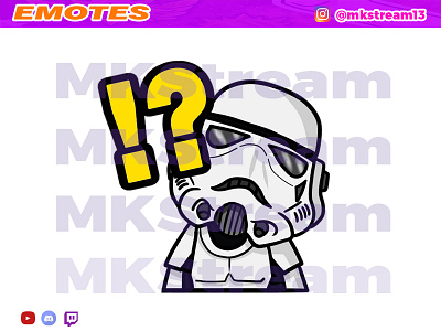 Twitch emotes star wars stormtrooper shock animated emotes anime cute darth vader design emote emotes gg hype illustration star wars starwars starwars emotes stormtrooper stormtroopers sub badge twitch emotes