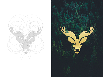 Save Wildlife - Logo animal brand branding brandmark care caring charitable charity deer design golden ratio hand icon identity logo mark nature save symbol wildlife