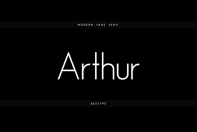 ARTHUR - MODERN SANS SERIF branding creative typeface display font font fonts logo font modern font new font popular sans serif typeface typography