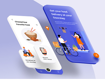 Food Delivery Mobile App android android app design app app design app screens delivery app design food food app food delivery interface ios iso app design mobile mobile app mobile app design ui uiux ux ux ui design uxui design