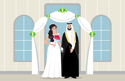 Saudi arabian couple
