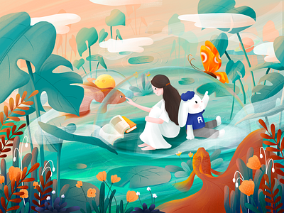 Dream1 illustration 插图 插画练习 设计