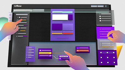 Uiflow 3d animated video art direction cel animated creative direction frame by frame hand drawn illustration interactive animation video animation