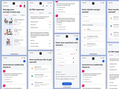 Survey Platform adobe xd create survey app figma sketch survey survey app survey app design survey app design ui survey app ui survey app ux survey platform ui uiux