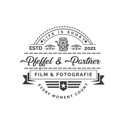 photography vintage logo app branding design icon illustration logo ux vector