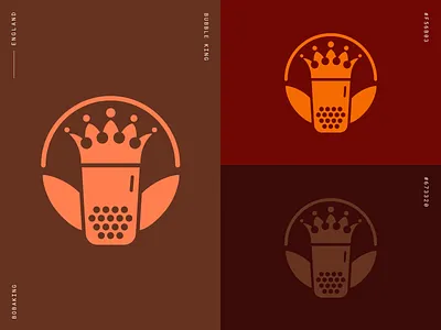 BOBAKING branding design flat icon logo logomark vector