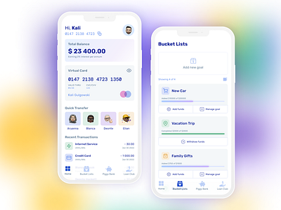 Savings/Investment Platform Mobile UI Design android app app design app screens bank app ios mobile mobile app design prototype ui uiux ux ux ui design uxui design wireframe