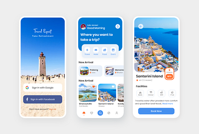 Travel App UI animation app ui ux branding design graphic design illustration logo modern ui design prototype ui ui ux user experience user interdace user interface design userflow ux wireframe xd design