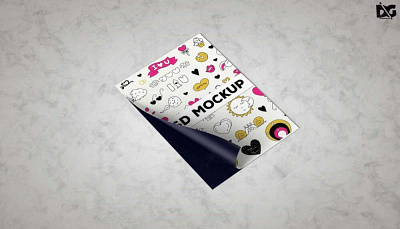 Free Flyer PSD Mockup branding corner design flyer fold free graphic design illustration latest logo mockup mockup design motion graphics premium psd psd mockup