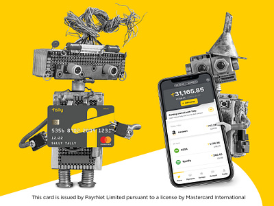 Tally Mastercard and app app bank bank card card currency debit digital digital bank gold iphone mastercard money savings savings account tally technology yellow