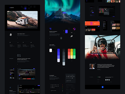 Joystream - Video Platform DAO / Behance Case Study blockchain joystream platform player product design ui ux video