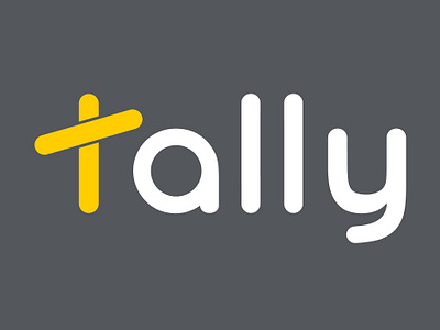 Tally logo bank account currency design digital digital bank gold illustration logo mobile app money savings savings account tally yellow