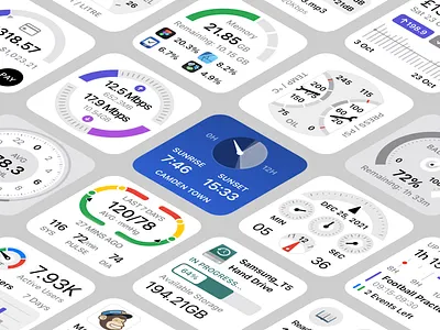 Tool Widgets 7 app apple application clock concept dashboard design panel payment platform sketch ui widget widgets