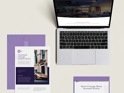 Concierge Branding brand assets branding branding identity design graphic design insurance insurance design marketing pamphlet design web marketing website design