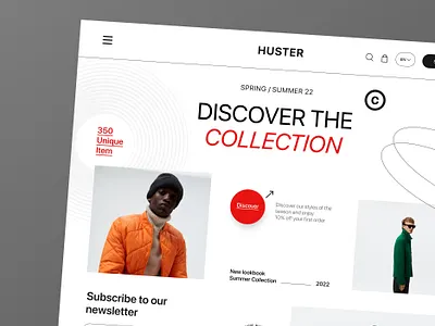 Fashion Web - Hero Section clean clothes fashion fashion design fashion store fashion web fashion web design hero section landing page lookbok lookbook minimalist online shop shop store typography uiux designer visual design web design website