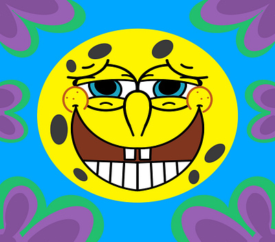 SpongeBob branding design graphic design illustration
