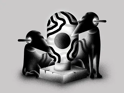 Surreal Beings character character design illustration