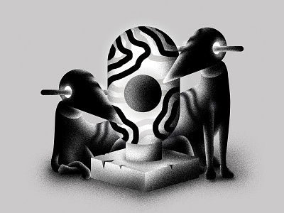 Surreal Beings character character design illustration
