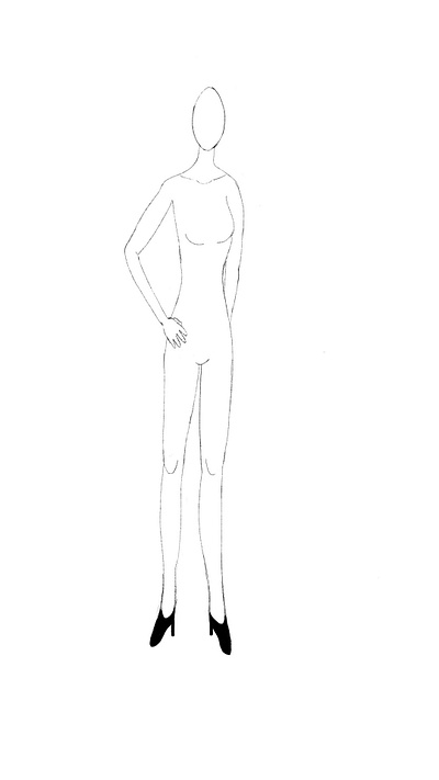 Body figure upper body female 3d animation design graphic design illustration