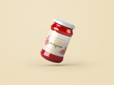 Delicious Food 3d branding design graphic design logo