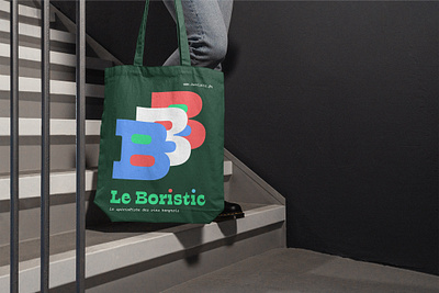 Boristic tote branding design france futurefonts hungary logo paragramfonts token typography wine