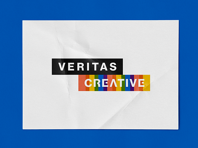 event branding: veritas creative branding christian designer church church design colorful creativity design event branding fun logo rainbow simple