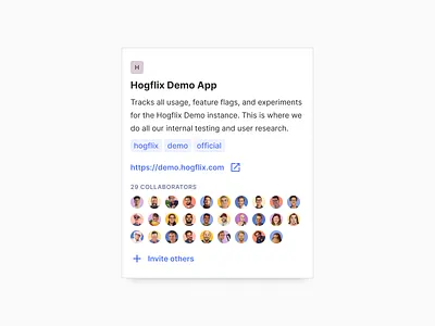 Project Details Card analytics avatars illustration navigation opensource product teams
