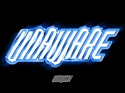 UNAWARE branding letter logo lettermark typography wordmark