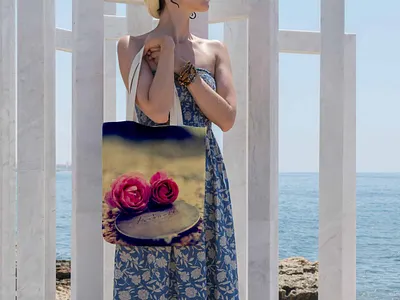 Free Tote Bag Mockup bag branding business design free illustration logo mockup tote typography ui ux vector