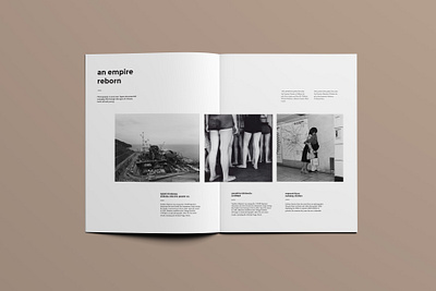 Pages Magazine No. 03 Layout Design design graphic design layout magazine pages photography