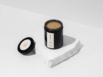 Candle Mockup branding candle design download free freebie identity logo mockup mockups psd template typography