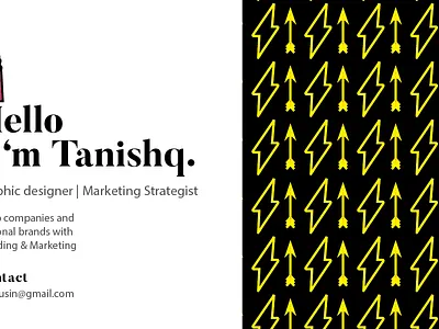 Tanishq's Business Card | Personal Brand branding business card business card design graphic design personal brand personal branding