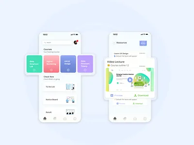 Learning Management Mobile Application UI courses design education learning app learningmanagmentapp manage task mobileapp tredydesign ui uidesign user experience user interface ux uxdesign