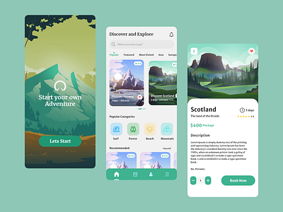 Traveling App app app design art clean design illustration minimalism mobile mobile design travel ui uiux user experience user interface ux