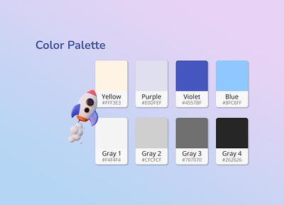 Color Palette 3d 3d illustration color color palette design dribbble figma illustration ui uidesign