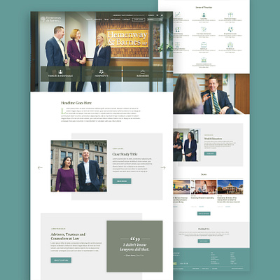 Law Firm Website Design branding law firm ui ux web design