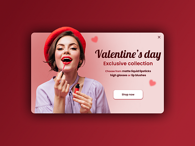 UI Marathon - #8 Challenge app challenge daily daily ui design fashion make up maraton ui mockup pop up popup service design club ui
