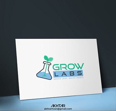 Growlabs Logo Design graphic design yoga logo design