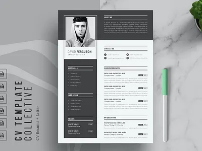 Professional Resume Template 2 page resume cover letter cover letter template creative cv creative resume curriculum vitae cv cv resume cv template cv word design illustration job resume modern resume modern resume template professional resume resume resume for mac resume template simple resume