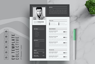 Professional Resume Template 2 page resume cover letter cover letter template creative cv creative resume curriculum vitae cv cv resume cv template cv word design illustration job resume modern resume modern resume template professional resume resume resume for mac resume template simple resume