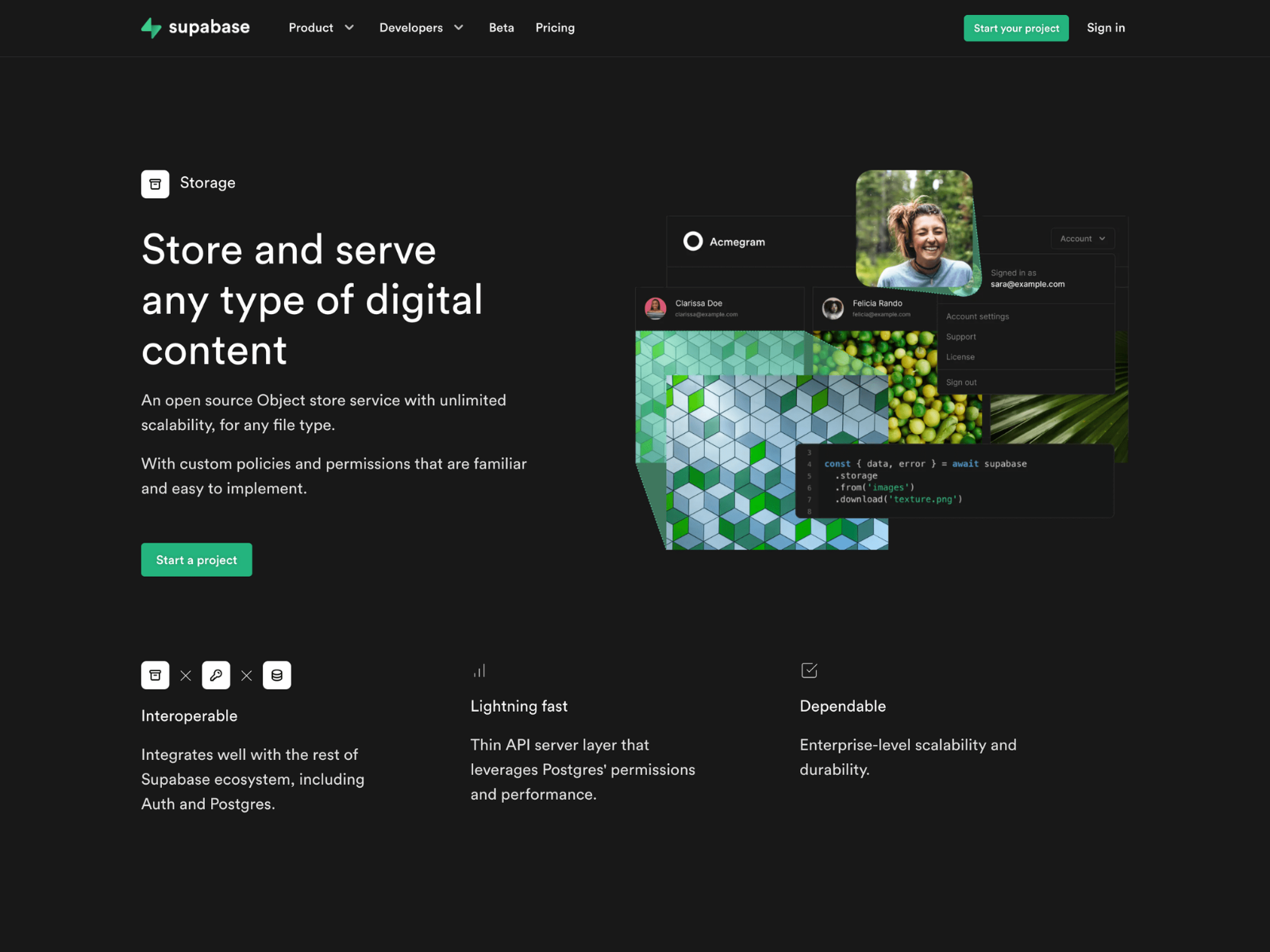 Example of Website Design And Development Service