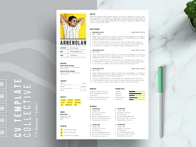 Job Resume Template | CV 2 page resume cover letter cover letter template creative cv creative resume curriculum vitae cv cv resume cv template cv word illustration job resume logo modern resume modern resume template professional resume resume resume for mac resume template simple resume