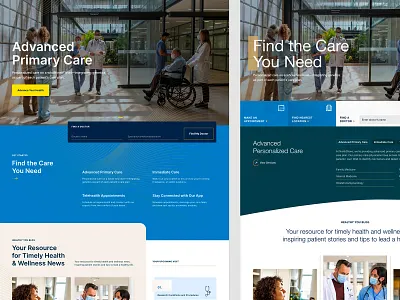 Hospital System Design Concepts design healthcare hospital typography ui ux website